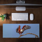 African Fish Eagle Landing Desk Pad by Fanie Heymans