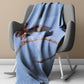 African Fish Eagle Light Weight Fleece Blanket by Fanie Heymans