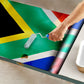 African Flag Door Decoupage