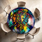 African Hue Round Tablecloth