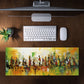African Tribes Art Large Desk Pad
