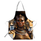 African Queen Medium Length Apron