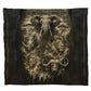 African Tribal Fusion Light Weight Fleece Blanket by Nathan Pieterse