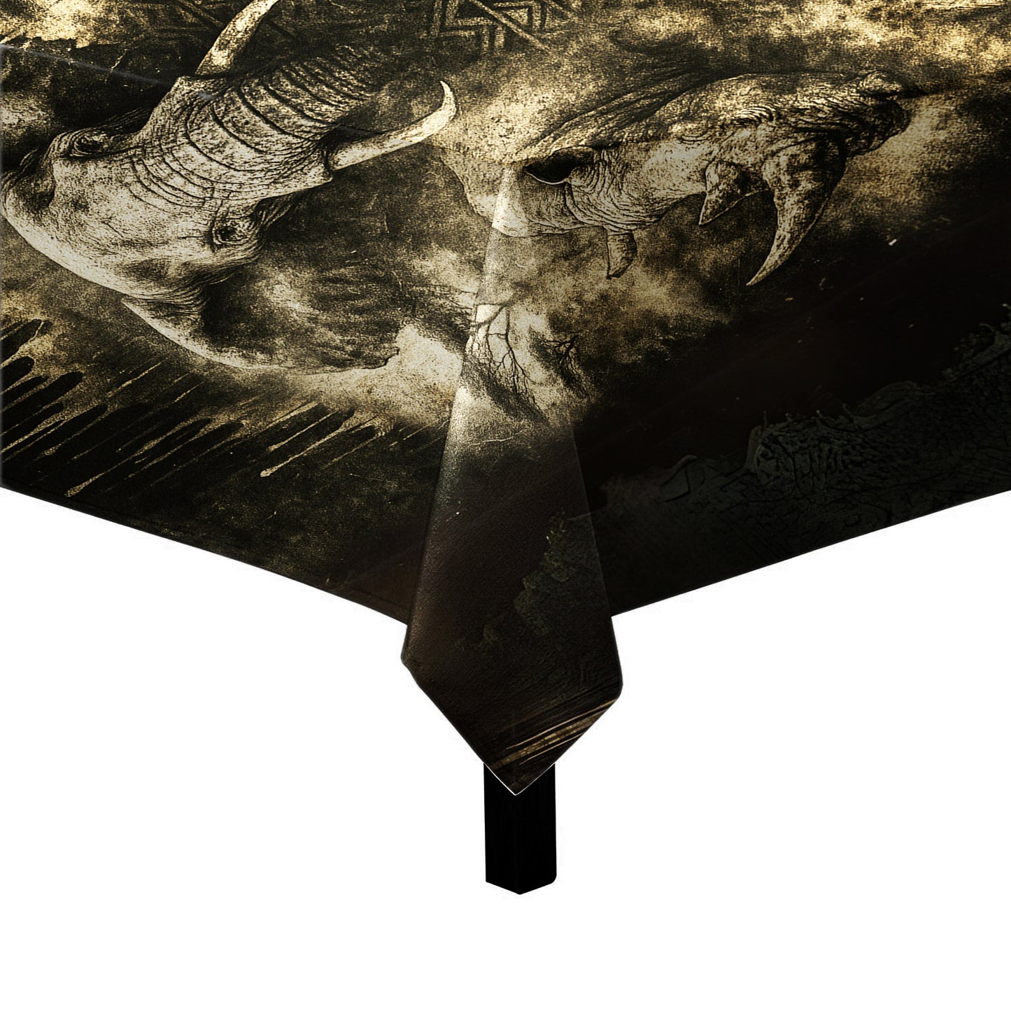 African Tribal Fusion Square Tablecloth by Nathan Pieterse