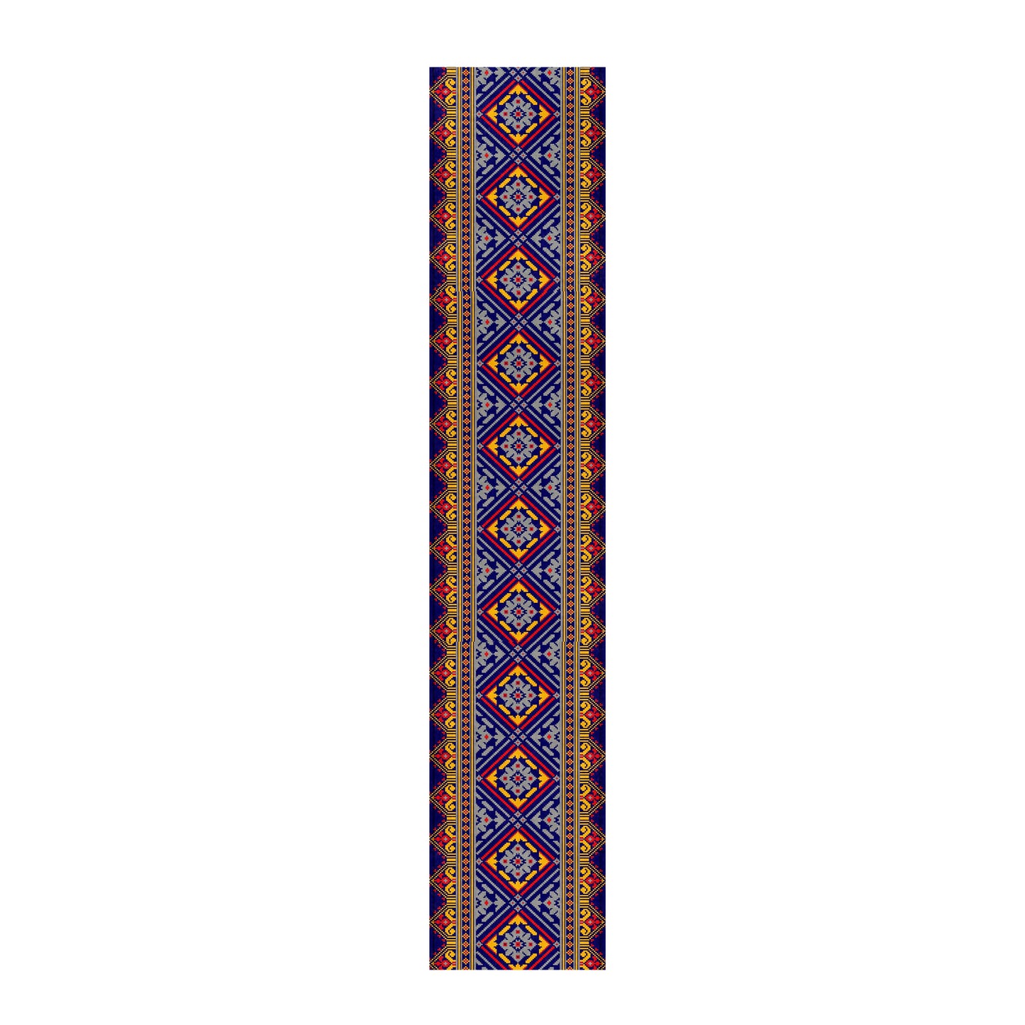 African Dancers Pattern Table Runner