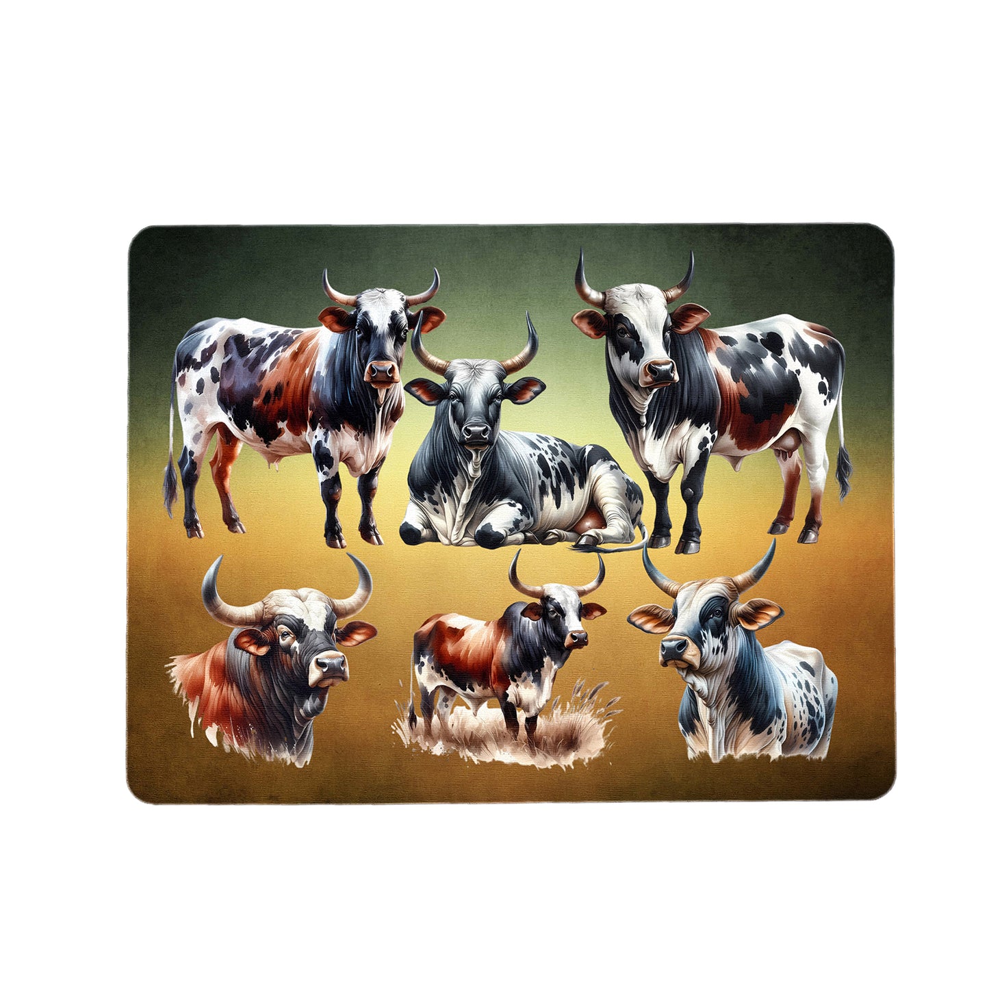 African Nguni Placemats by Mark van Vuuren