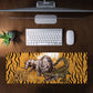 African Rhino & Crocodile Desk Pad