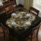 African Tribal Fusion Square Tablecloth by Nathan Pieterse