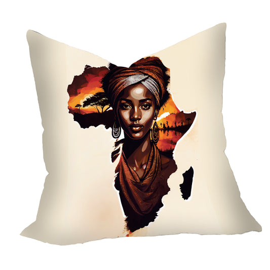 African Lady Luxury Scatter