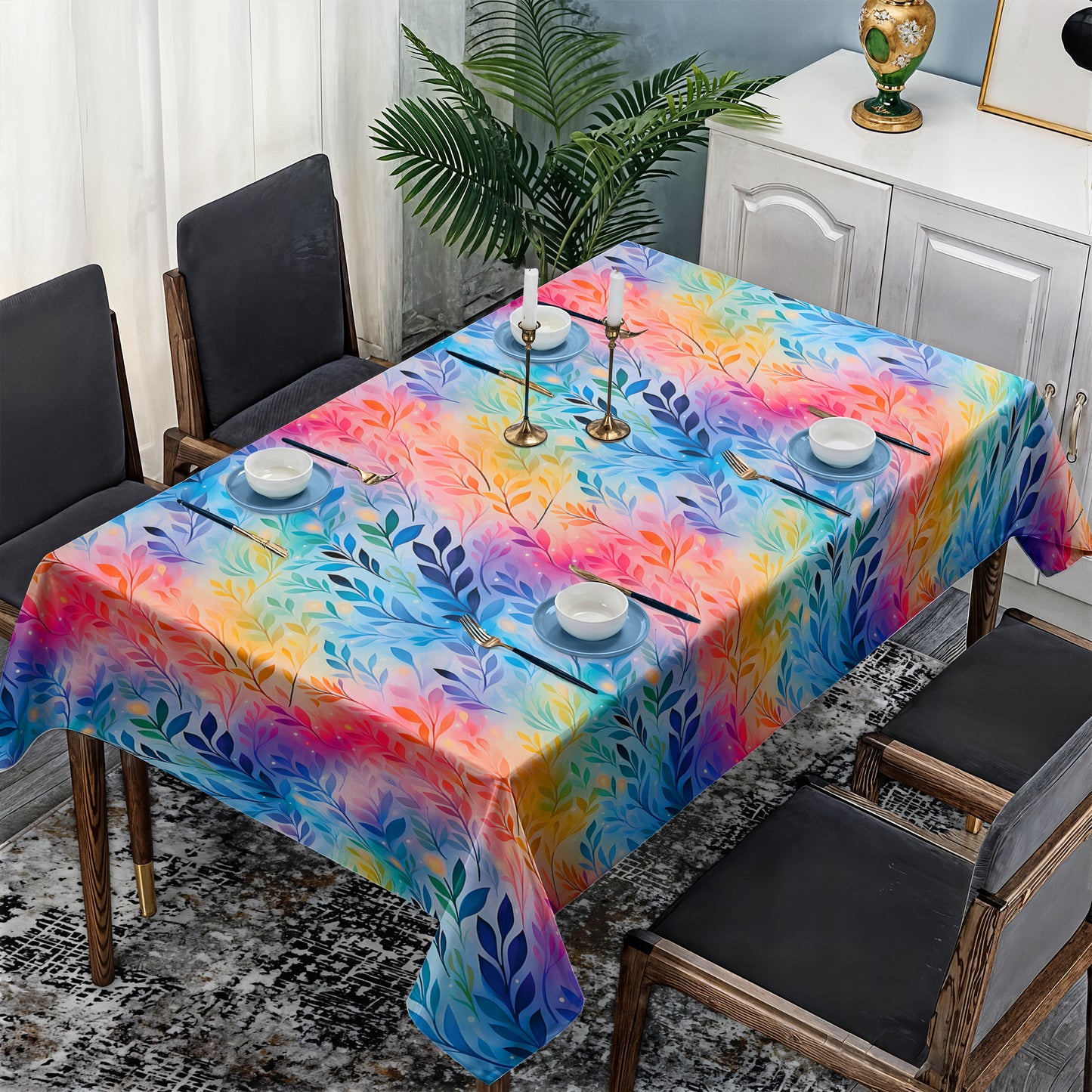 After The Rain Rectangle Tablecloth