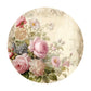 Aged Rose In Bloom Round Tablecloth