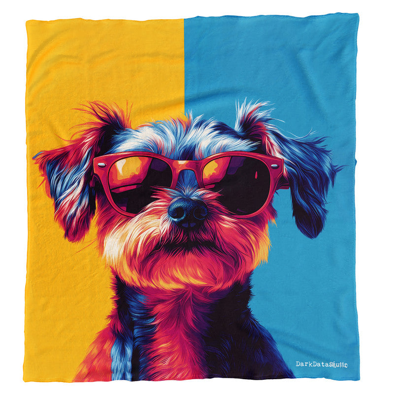 Agent Paws Light Weight Fleece Blanket by Wikus Schalkwyk