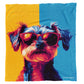 Agent Paws Light Weight Fleece Blanket by Wikus Schalkwyk