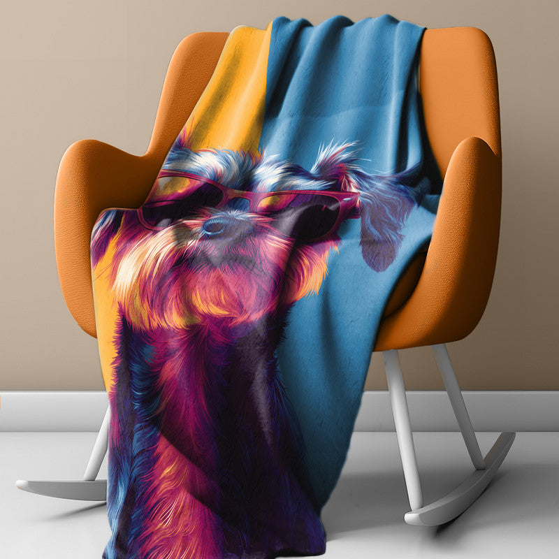 Agent Paws Light Weight Fleece Blanket by Wikus Schalkwyk