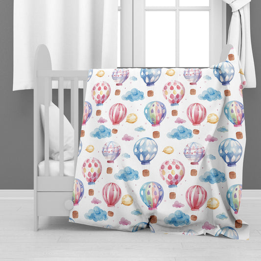 Air Balloons Minky Blanket