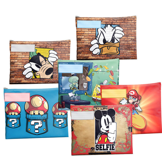 All Stars Cartoons Subject Savvy Book Bags Set Of 6