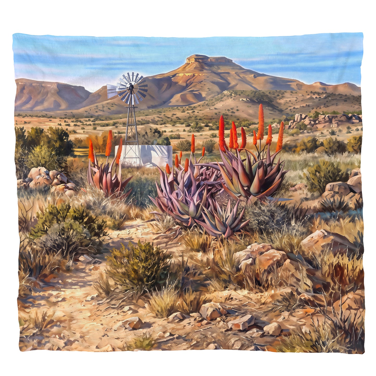 Aloe Alure Light Weight Fleece Blanket