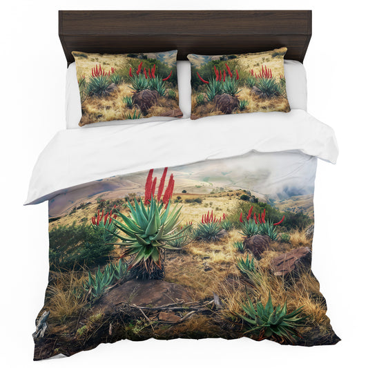 Aloe Fields Duvet Cover Set