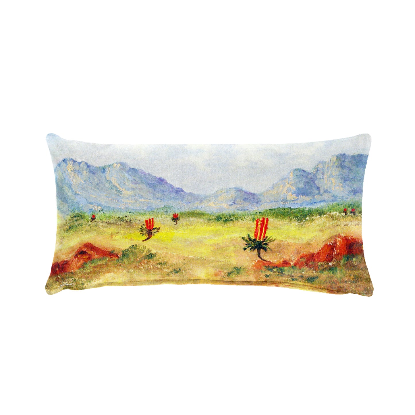 Aloe Mountain View By Marthie Potgieter Oblong Luxury Scatter