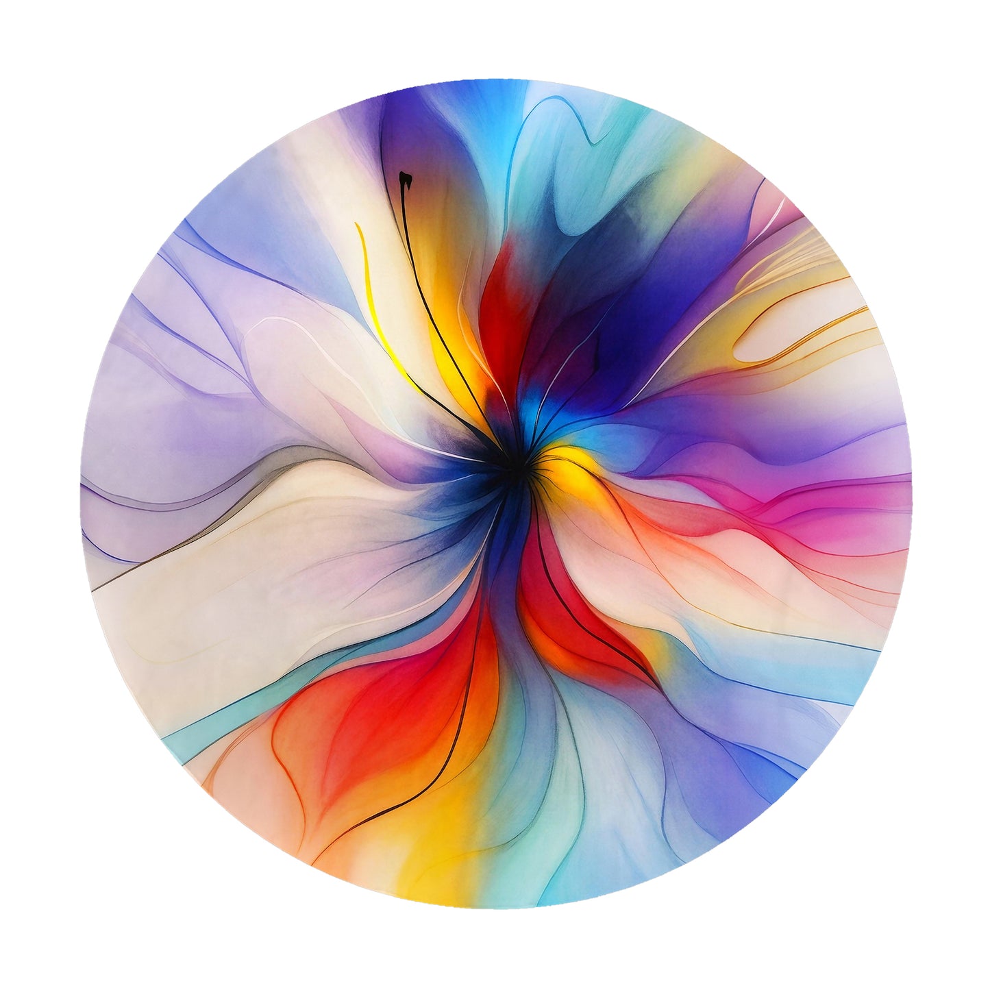 Amazing Colours 2,3m Round Tablecloth