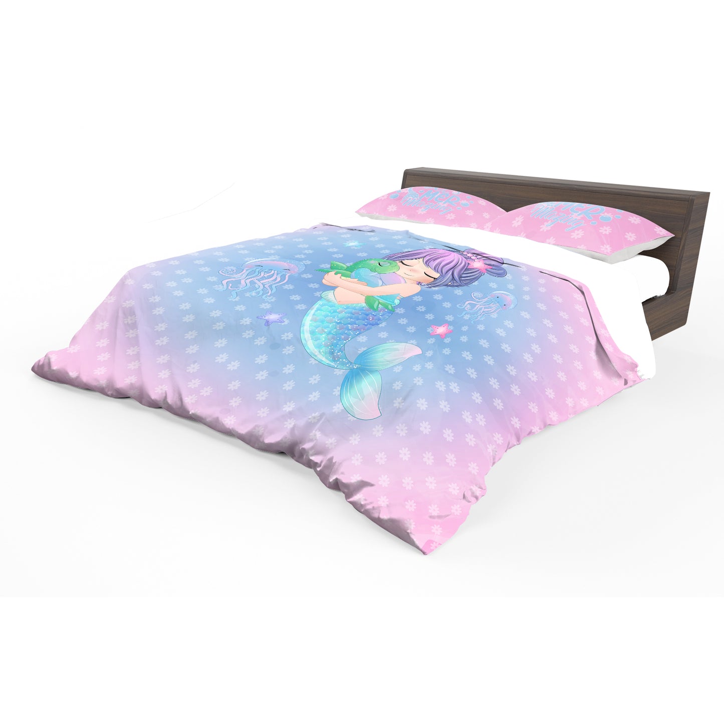 Amazing Mermaid Kids Duvet Cover Set