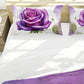 Amazing Purple Rose Duvet Cover Set