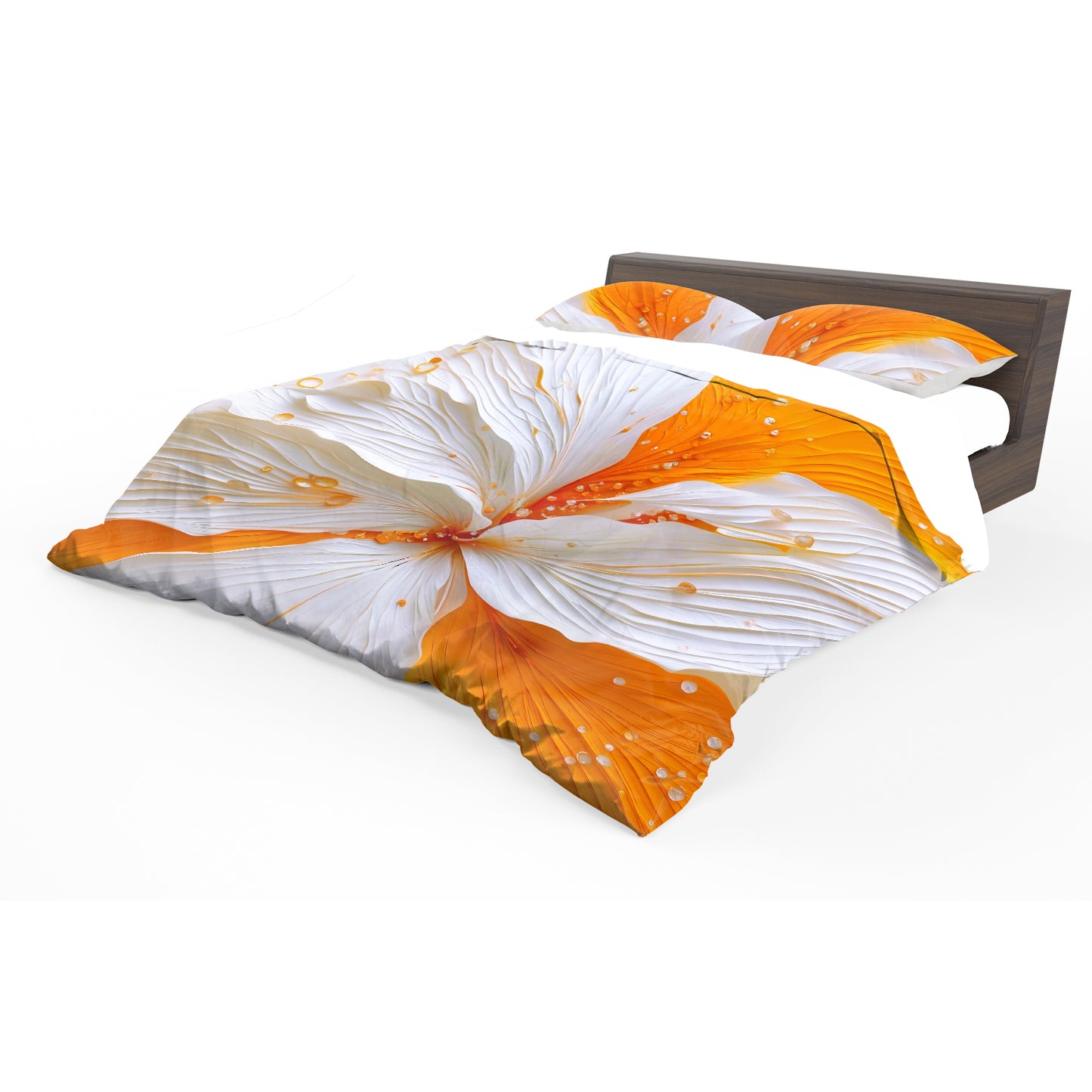 Amber Flower Duvet Cover Set