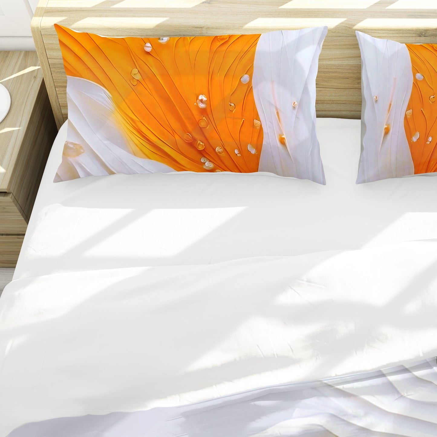 Amber Flower Duvet Cover Set