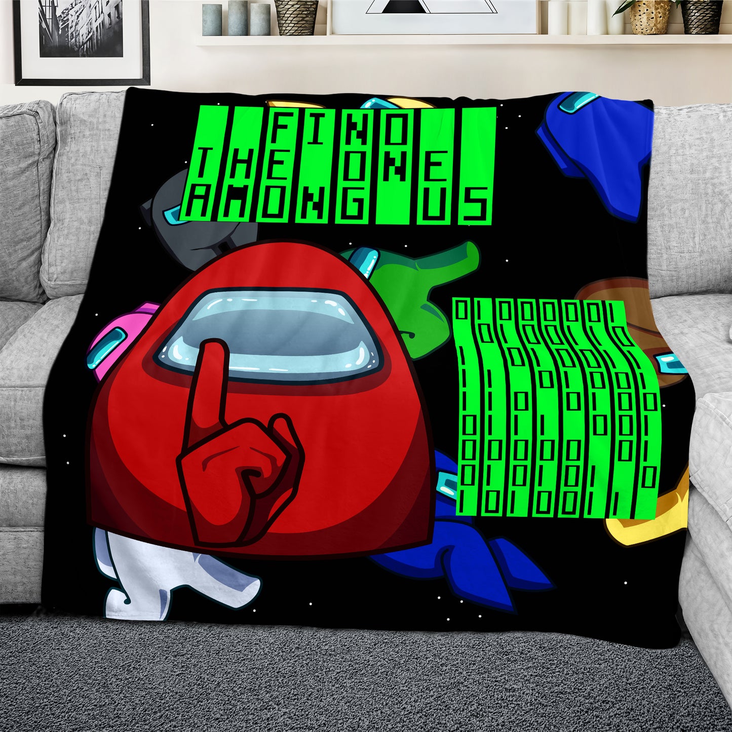 Among Us Light Weight Fleece Blanket