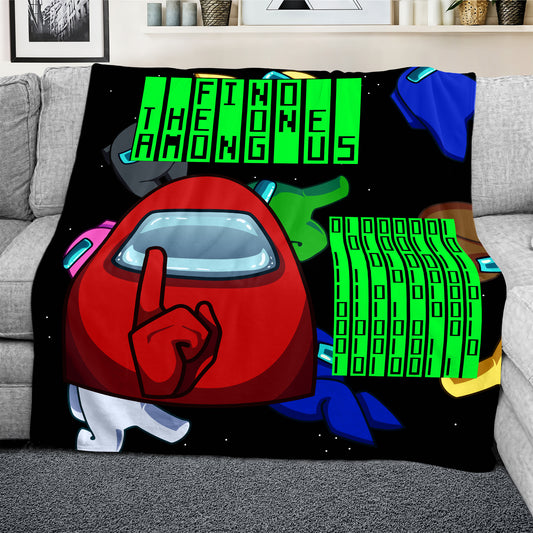 Among Us Light Weight Fleece Blanket