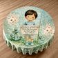 Anchored in Christ Round Tablecloth