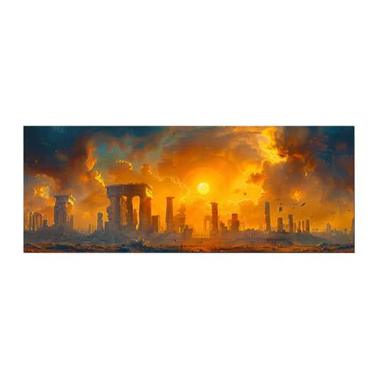 Ancient City Ruins Desk Pad