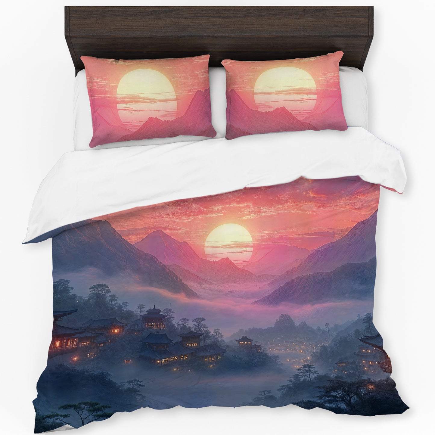 Ancient Village Duvet Cover Set