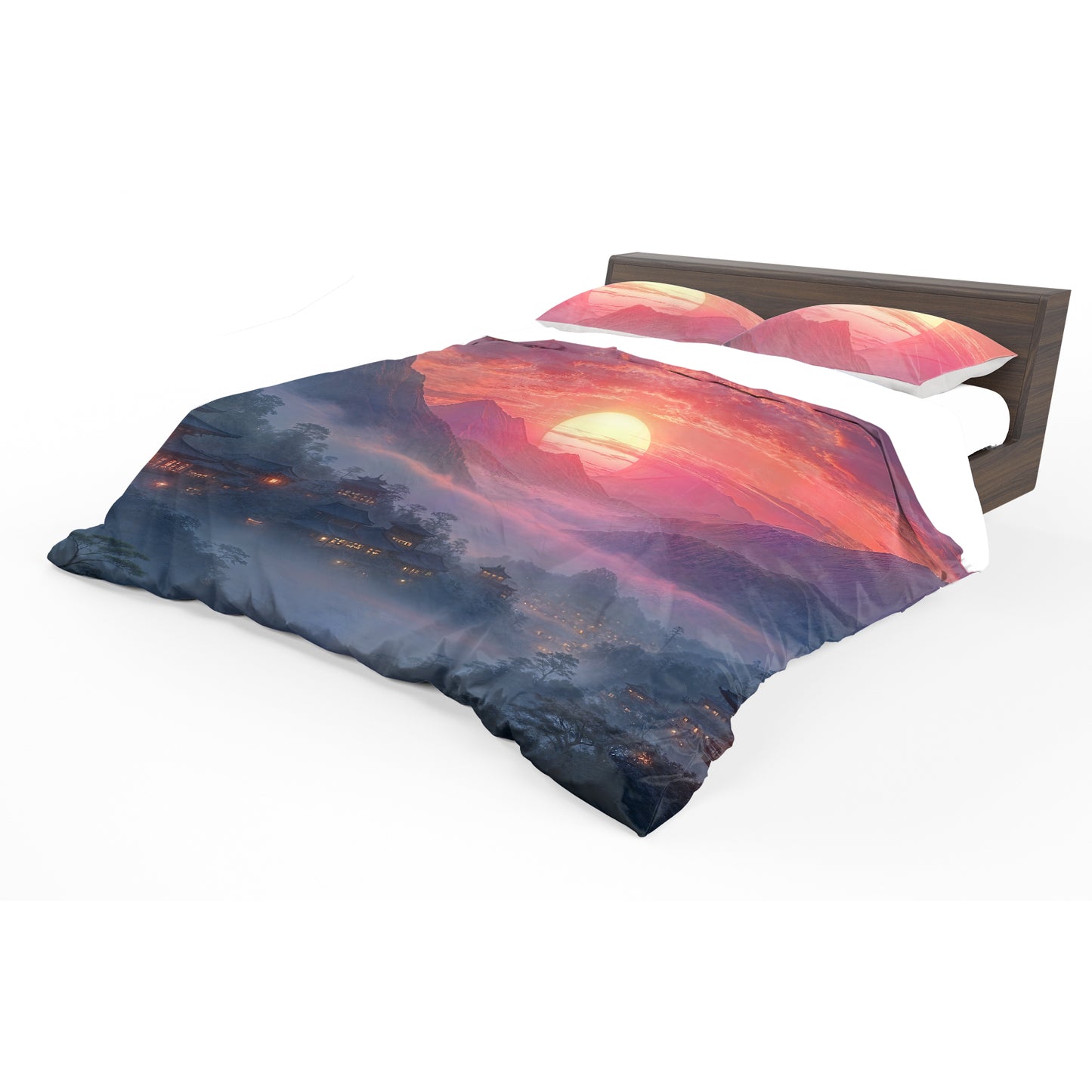Ancient Village Duvet Cover Set
