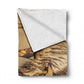 Angry Blue Wildebeest Light Weight Fleece Blanket by Fanie Heymans