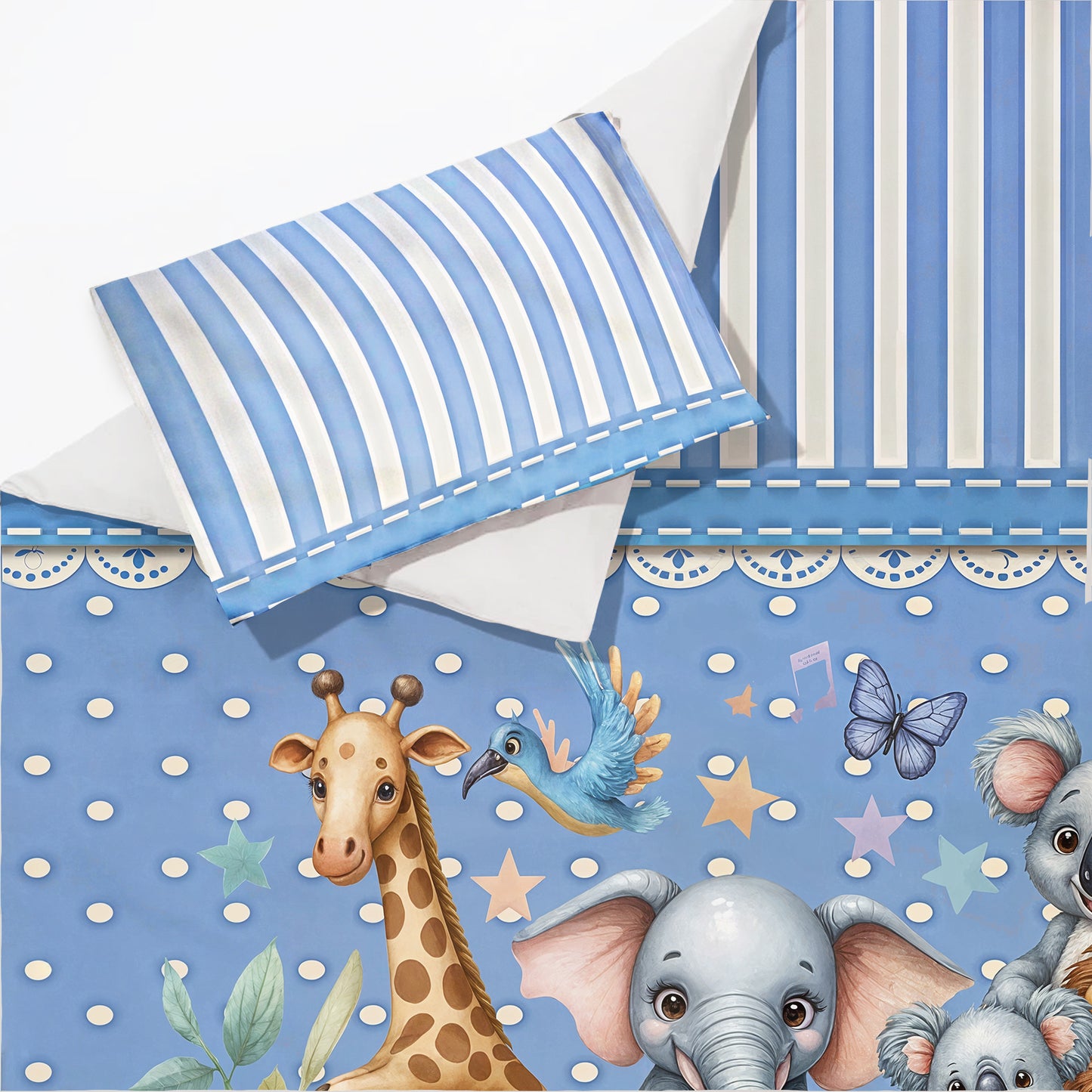 Animal Choo Choo Cot Set