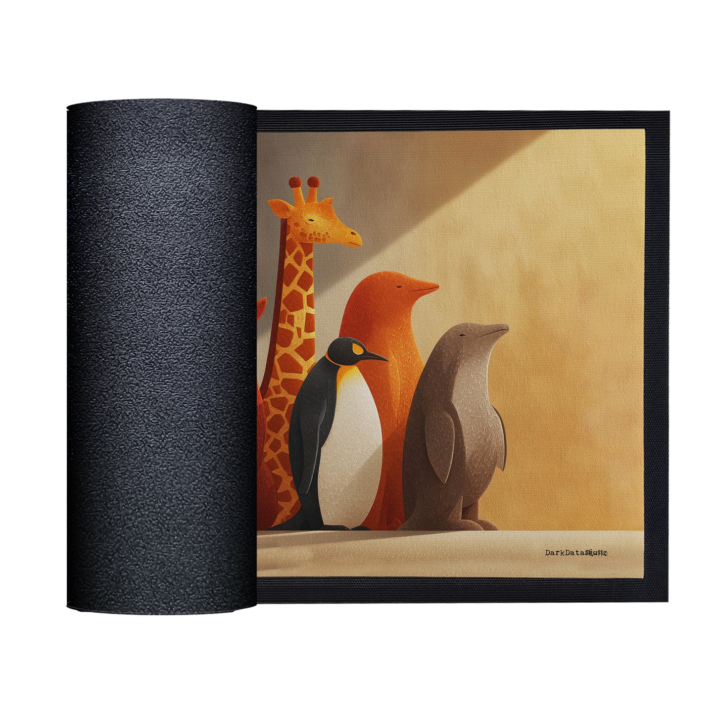 Animal Parade Door Mat by Wikus Schalkwyk