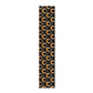 Animal Skin Pattern on Black Table Runner
