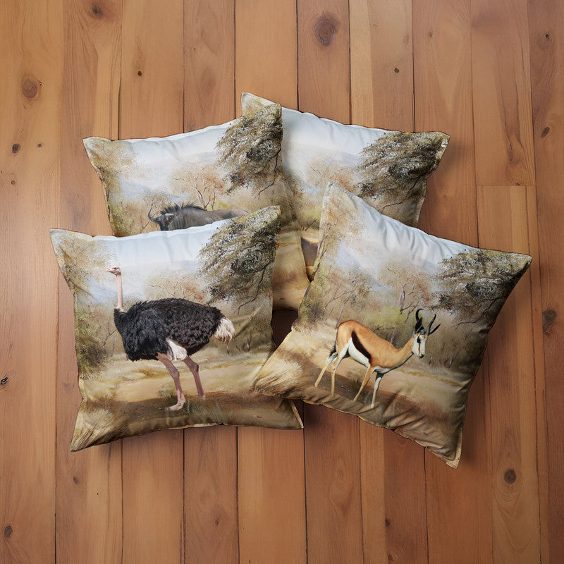 Animals Of South Africa Luxury Scatter Covers Set of 4