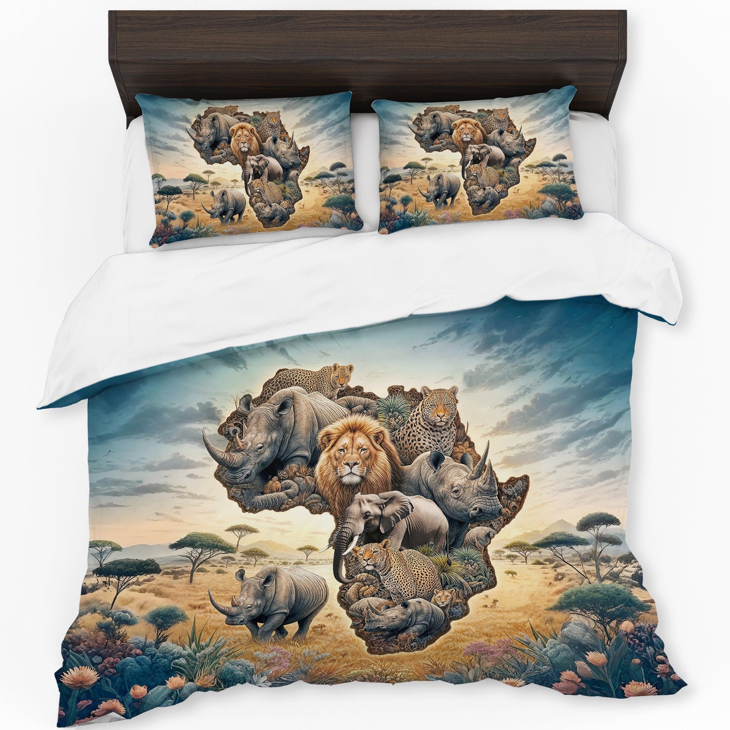 Animals Of Africa Duvet Cover Set