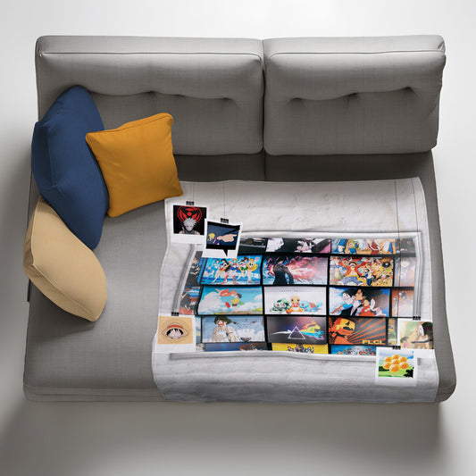 Anime Collection Poster - Light Weight Fleece Blanket
