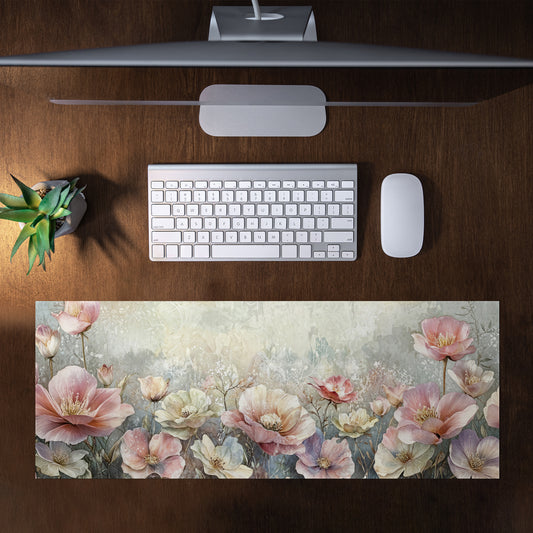 Antique Floral Desk Pad