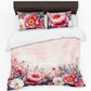 Antique Pink Peony Duvet Cover Set