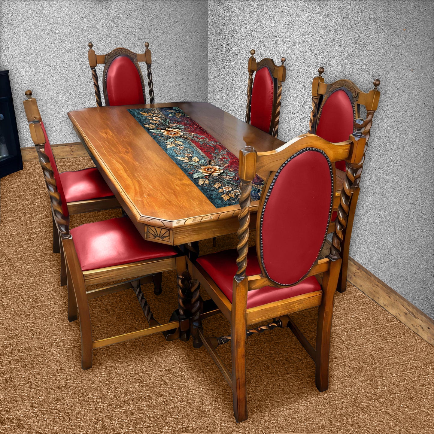 Antique Royalty 160cm Table Runner