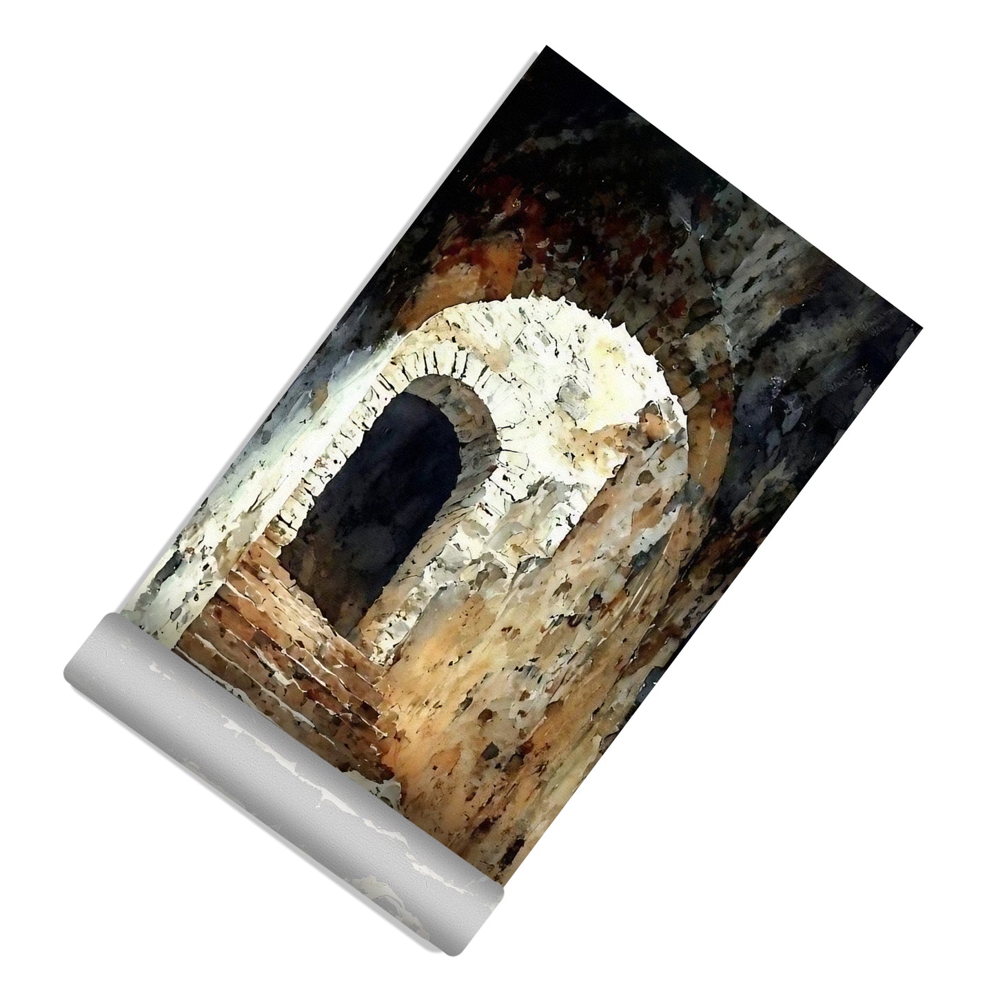 Antique Steps Door Decoupage