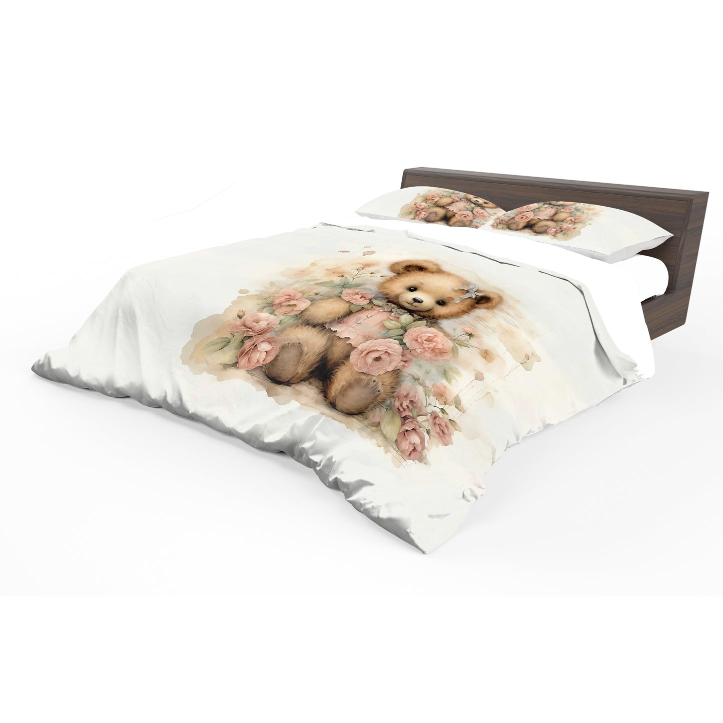 Antique Teddy Duvet Cover Set