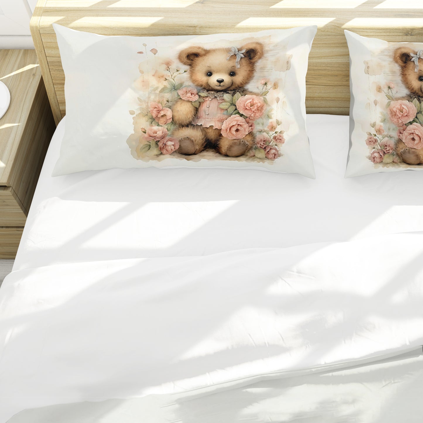 Antique Teddy Duvet Cover Set
