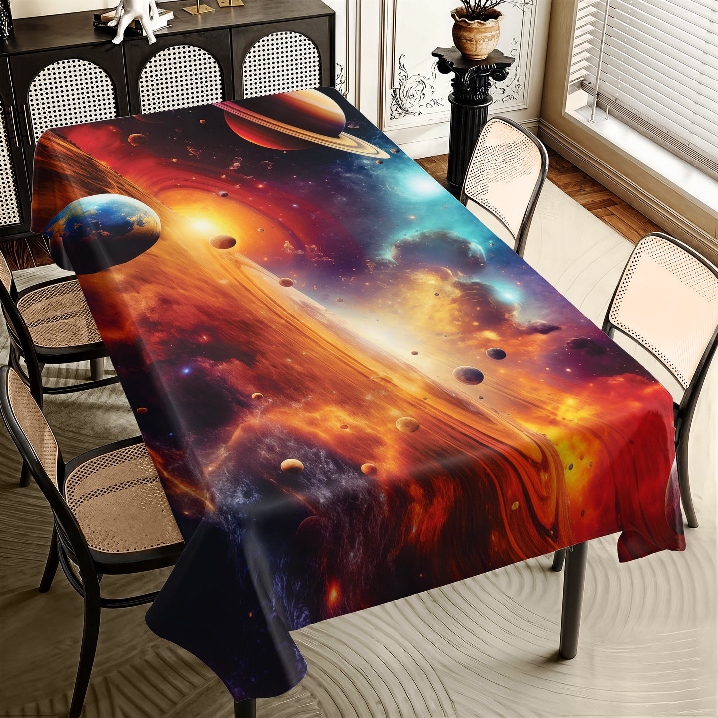 Apollo Explosion Rectangle Tablecloth