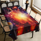 Apollo Fire Rectangle Tablecloth