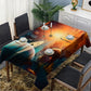 Apollo Saturn Rectangle Tablecloth